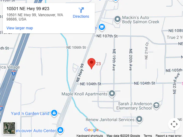 Location, 10501 NE Hwy 99, Vancouver, WA 98686